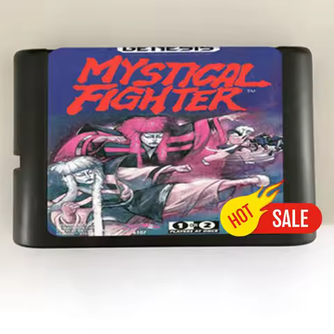 Mystical Fighter 16 bit MD Game Card For Sega Mega Drive For Genesis