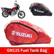 Motorcycle Fuel Tank Bags Cover GN125 Fuel Tank Bag Fuel Tank Holster Cover PU Leather