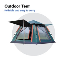 Outdoor Tent 6-8 Persons Camping Tent Family Tent Automatic Double-Layer