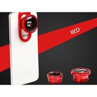 T4shops 4in1 Lens Clip Universal Mobile Phones macro fisheye super wide