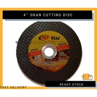 4" Metal Cutting Disc / 4'' Stainless Steel Cutting Disc/ Mata Potong Besi 4"/cutting wheel 4”