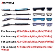 Power & Volume Button Key Housing Side Button Ribbon For Samsung A13 A23 A32 4G A72 Power Button + V
