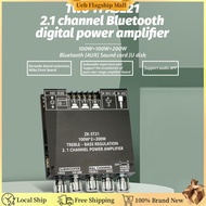 [Ueb Flagship Mall]ZK-ST21 Bluetooth-Compatible Digital Power Subwoofer Amplifier 100W+100W+200W Dig