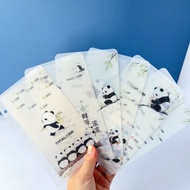 6 Sheets Money Bag a6 Money Bag Loose-leaf Cash Fun Coloring Storage Bag Money Bag Handmade Money Ba