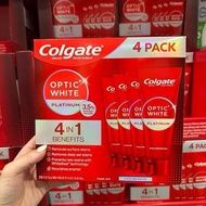 全新 美國帶回🇺🇸好市多Colgate 高露潔 3.5%美白去黃牙垢防蛀牙膏 單支
