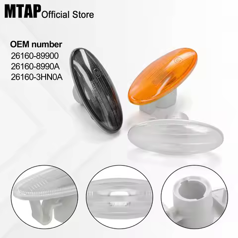 Fender Side Light For Nissan Note/Sunny/Tiida/Latio/March/Sylphy/NV200/X-TRAIL/Qashqai Car Fender Li