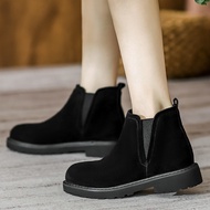 snow boots women boots women winter boots Women's Spring/Autumn Chelsea Boots - Frosted Leather