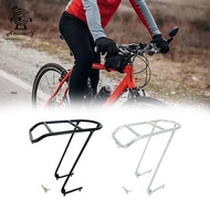 Amuzocity SiaBiced Bicycle Front Luggage Rack, Aluminum Alloy Front Rack, Front Luggage Carrier for