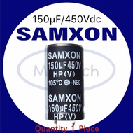150uF 450V คาปาซิเตอร์ Capacitor 150uf450v 450v150uf ตัวเก็บประจุ ตัวซี ตัวC ขนาด 22x40 ของแท้ Capac