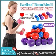 1kg/4kg Dumbell Hexagon Dumbbell Gym Fitness Exercise Home Weight Training Workout Neoprene Dumbell