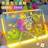 ‌LED Drawing Board Luminous Writing Board Message Board Drawing Board For Kid Acrylic Erasable Drawi