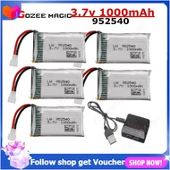 3.7V 1000mAh 25c 952540 แบตเตอรี่ Lipo สำหรับ Syma X5 X5C X5SC X5SW TK M68 HQ-905 X705C CX30 KY601SR