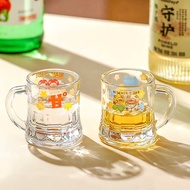 Kawashimaya & lulu Pig Joint Mini Wine Glass Glass Rare Weird Shochu Glass Sip Glass