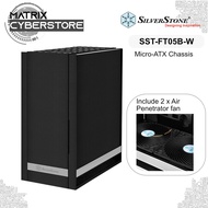 SilverStone Fortress Series FT05 SSI-CEB, ATX, Micro-ATX Tower Case, Aluminum front, bottom n rear panels  (SST-FT05B-W)