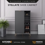 KitchenZ Stellate Series 3Ft Shoe Cabinet With Door Kabinet Kasut Shoe Rack Cabinet Kasut Rak Kasut 