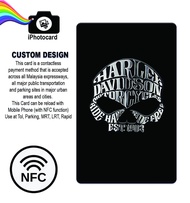 TOUCH N GO CARD - CUSTOM DESIGN ( HARLEY DAVIDSON ) - Card Reload with Mobile Phone Use at Tol,Parking,MRT, LRT,Rapid NFC TNG CARD
