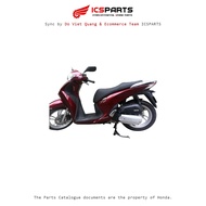 Plastic Set - Cover - Cover for HONDA Sh 125&150 Year 2015 Dark Red - R340 Z9(125Cc)Z10(150Cc)-C