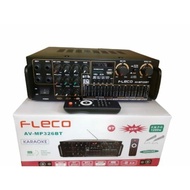 Fleco AV 326BT Salon Active Power Amplifier Speaker Amplifier Active Karaoke X Bass Amplifier Speaker Amplifier Professional Active Amplifier