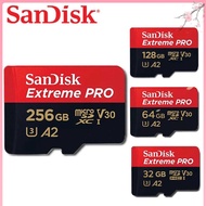 เมมโมรี่การ์ด การ์ดหน่วยความจำ Class10 A2 ความจุ 32GB 64GB 128GB 256GB Sandisk Extreme Pro microSD Card ความเร็ว 170MB/s