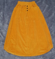 Rok Corduroy Wanita bahan korduroi import