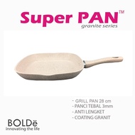 Pan GRILL PAN 28 CM BEIGE