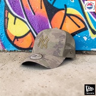 New Era A-Frame Mesh Cap - New York Yankees Wood Camo