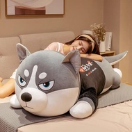 GẤU BÔNG CHÓ HUSKY SIZE LỚN VẢI MINISO CAO CẤP AN TOÀN CHO BÉ