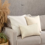 Kutsurogi Sofa Cushion Cover Minimalist Textured Cushion Cover in Cream Celeste Patternnatural Size 