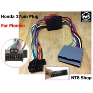 Honda 17 pin Plug For 2din Pioneer No Wire Cutting