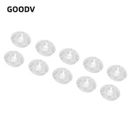 GOODV 10Pcs ​Footswitch Topper, ​Pedal Protection Cap​ Foot Nail Cap​ ​Guitar Pedal Cap​, ​Mushroom 