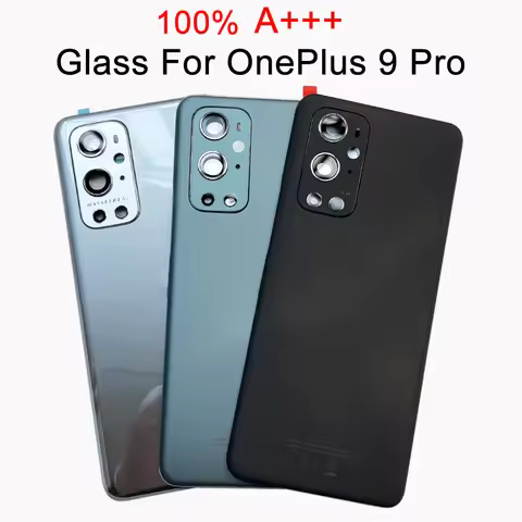 Glass A+++ For OnePlus 9 Pro Battery Cover Glass Panel Rear Door Housing Case Oneplus 9Pro Back Cove