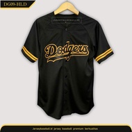 LOKAL Baseball shirt Dodgers Black baseball Jersey, premium local quality