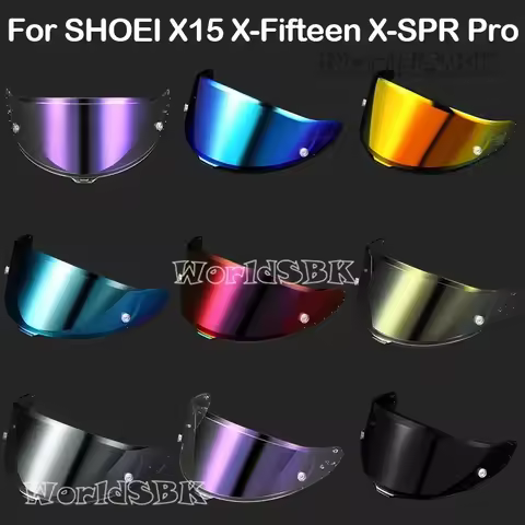 Motorcycle Helmet Lens Anti-UV PC Visor Lens Model Case for SHOEI X15 X-Fifteen X-SPR Pro Full Face 
