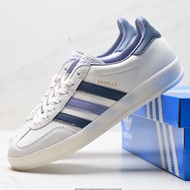 Originals Gazelle Indoor Low Top Men and Women Vintage Sneakers Unisex Casul Shoes White Blue