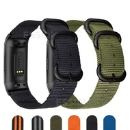 Nylon strap loop is suitable for Fitbit Charge 5 4 3 2 watch braided bracelet wrist replacement is suitable for Fitbit Charge 3 4 se strap