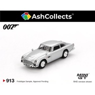 [LAST ONE] 1/64 Mini GT Aston Martin DB5 Goldfinger Silver Diecast Car Model (AshCollects)