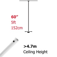 Ceiling Fan Metal Universal Long Extension Rod Downrod Extend Pipe Besi Panjang 延长杆 1Feet 7ft 18" 24