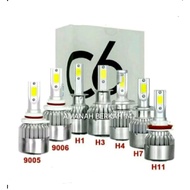 C6 H4 H11 HB3 HB4 LED LAMP HEADLAMP, CAR FOFLAMP LAMP, C6 H4 36WATT WHITE LED LAMP WITH COOLING FAN,