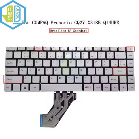 PT-BR Brazil Brazilian Notebook Keyboard For Zyrex Pro A7410 For Axioo Mybook Pro 14 P414 P421 X5 14