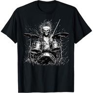 D6 Skeleton Guitar Guy Rock And Roll Band On T-Shirt