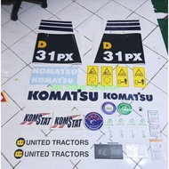Dozer Sticker Komatsu D31PX-21 Heavy Equipment Decal