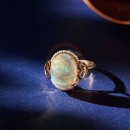 [New Product Special Offer] Opal Stone Opal Jewelry High-grade Opal Stone Fire Color Opal Oval Large