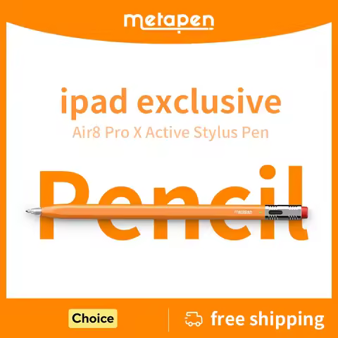MetaPen Air8 Pro X Air-Flex Stylus Pencil for Apple Pencils 2018-2026 with Palm Rejection for iPad A