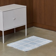 Carpet Home Bedroom Bathroom Rectangle Korean Style Striped Grid Carpet Entrance Door Mat Small Rug