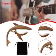 [Bilibili1] Guitar Capo Shark Capo Guitar Accessory for Ukulele Folk Classical Guitars