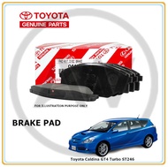 Toyota Caldina GT4 Turbo ST246 2002-2007 Front Rear Disc Brake Pad