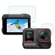 Đối với insta360 Ace Pro 2 PULUZ 3 trong 1 Rear & màn hình trước và ống kính Phim kính cường lực (Tr