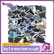 60PCS Sea Animal Spotted Eagle Ray Stickers Phone Laptop Luggage DIY Sticker