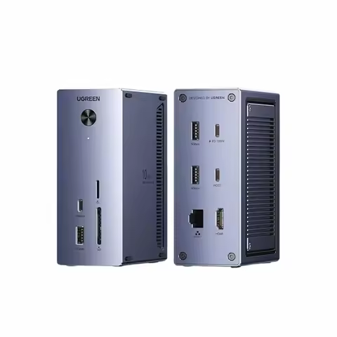 UGREEN Alliance 10-in-1 Vertical Hard Drive Expansion Station CM923 integrates docking station hard 