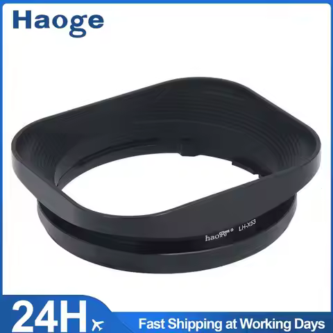 Haoge LH-X53 Square Metal Lens Hood Shade for Fujifilm Fuji Fujinon XF 35mm F1.4 R / XF35mm/F1.4 R x